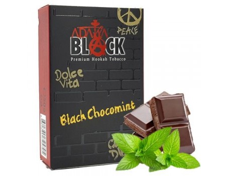 Табак Adalya Black 50гр Black Chocomint (Черная Шокомята)