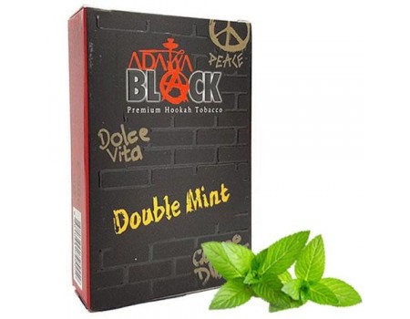 Табак Adalya Black 50гр Double Mint (Двойная Мята)